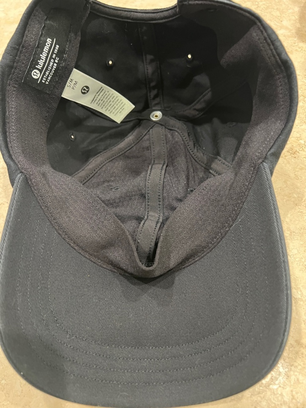 Lululemon Classic Ball Cap, black, size S/M - Picture 6 of 6